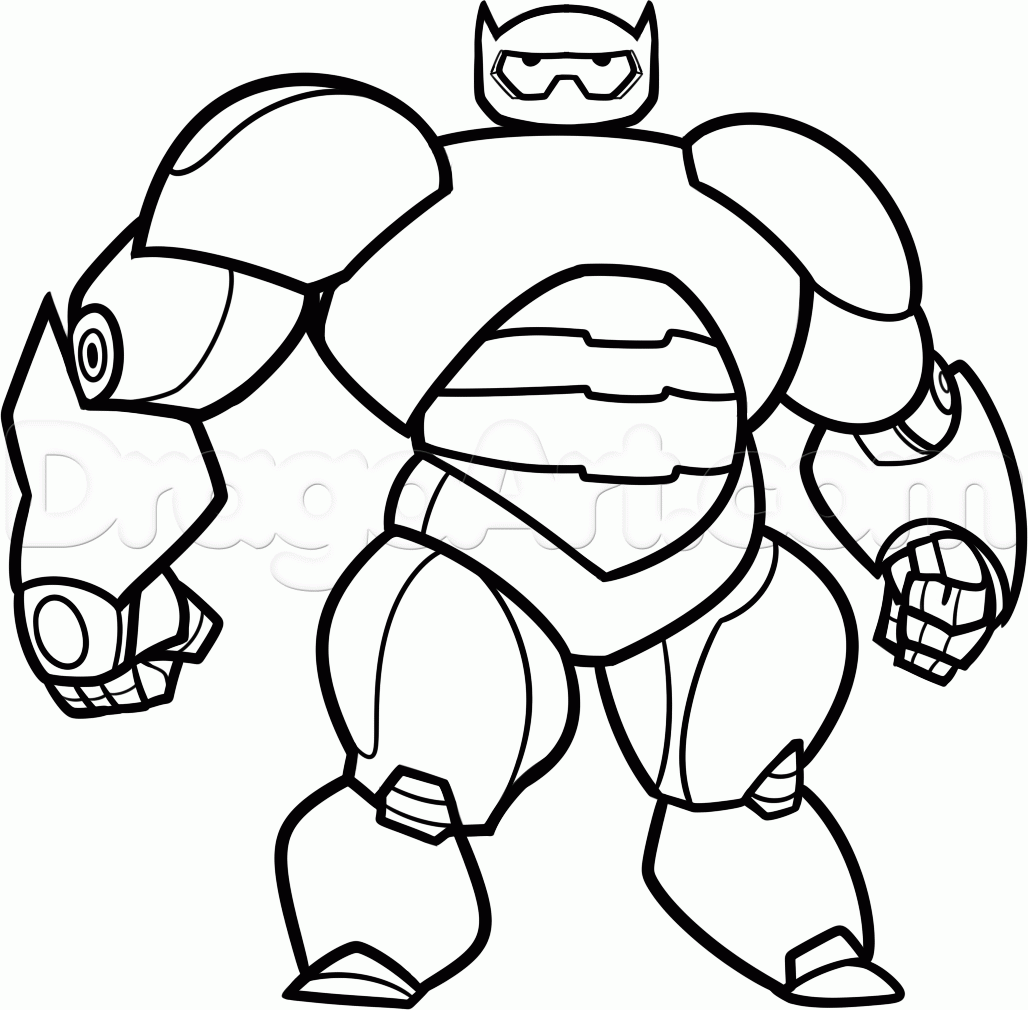 1028x1010 How To Draw Baymax From Big Hero Step