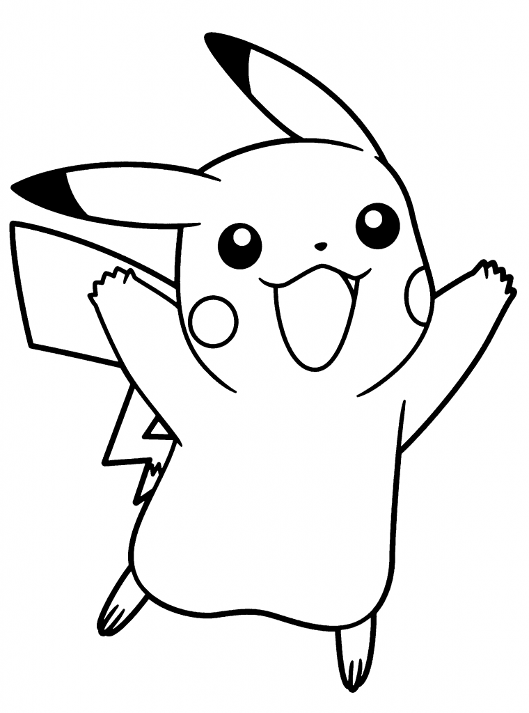 760x1024 Drawing Pikachu For Free Download