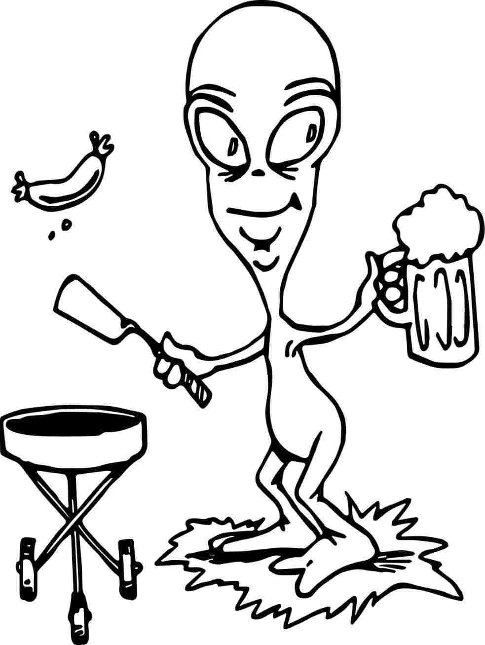 983x1307 Cute Bbq Drawings