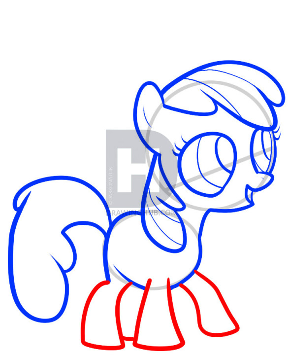 585x720 how to draw apple bloom, apple bloom, my little pony, step
