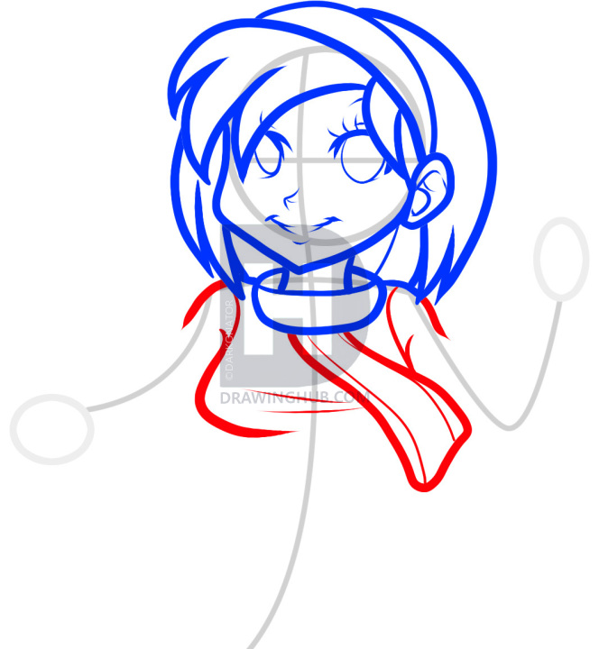 664x720 how to draw human amy rose, anime amy rose, step