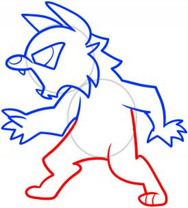 274x302 How To Draw How To Draw A Werewolf For Kids