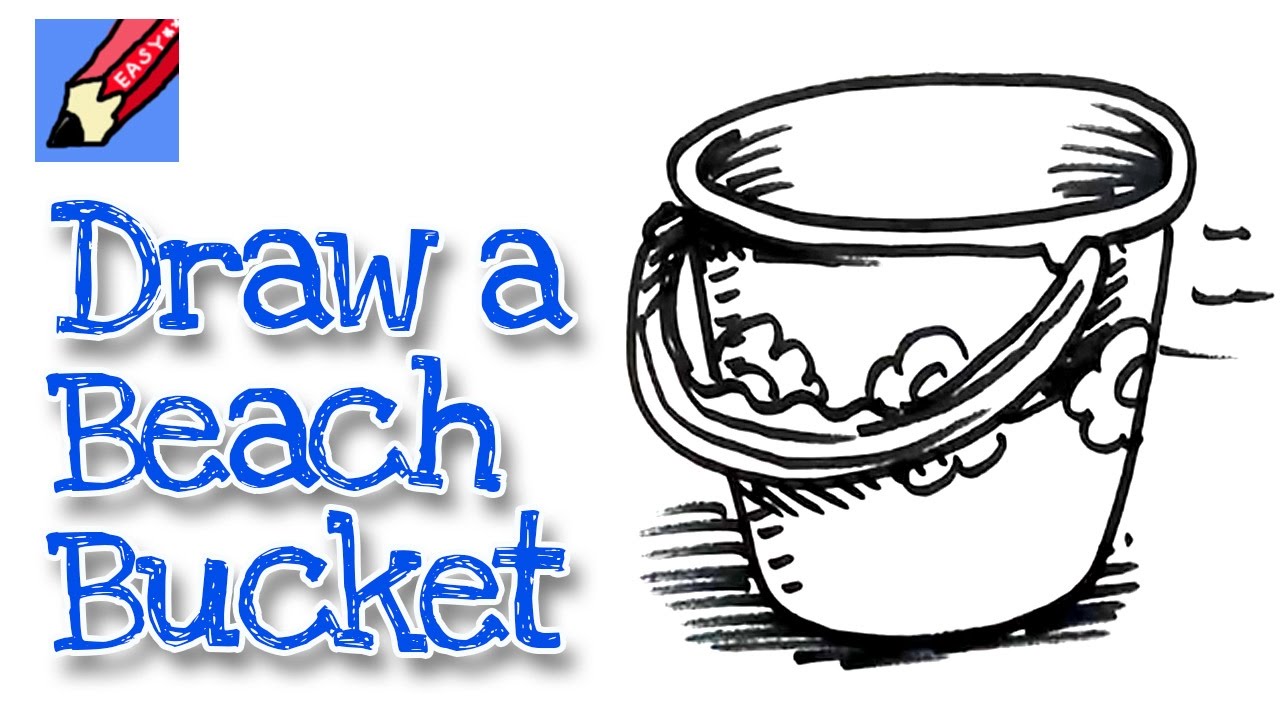 1280x720 How To Draw A Beach Bucket Real Easy