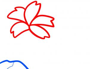 302x232 Draw A Beach For Kids, Step