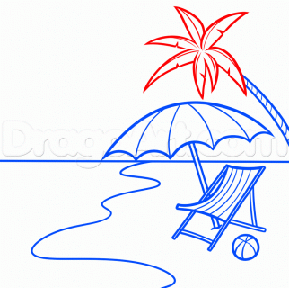 322x320 Tag For Beach Background Clip Art Beach Drawing Pictures