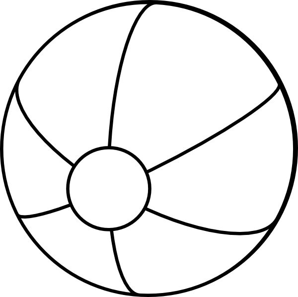 600x598 Beach Ball Art Group With Items