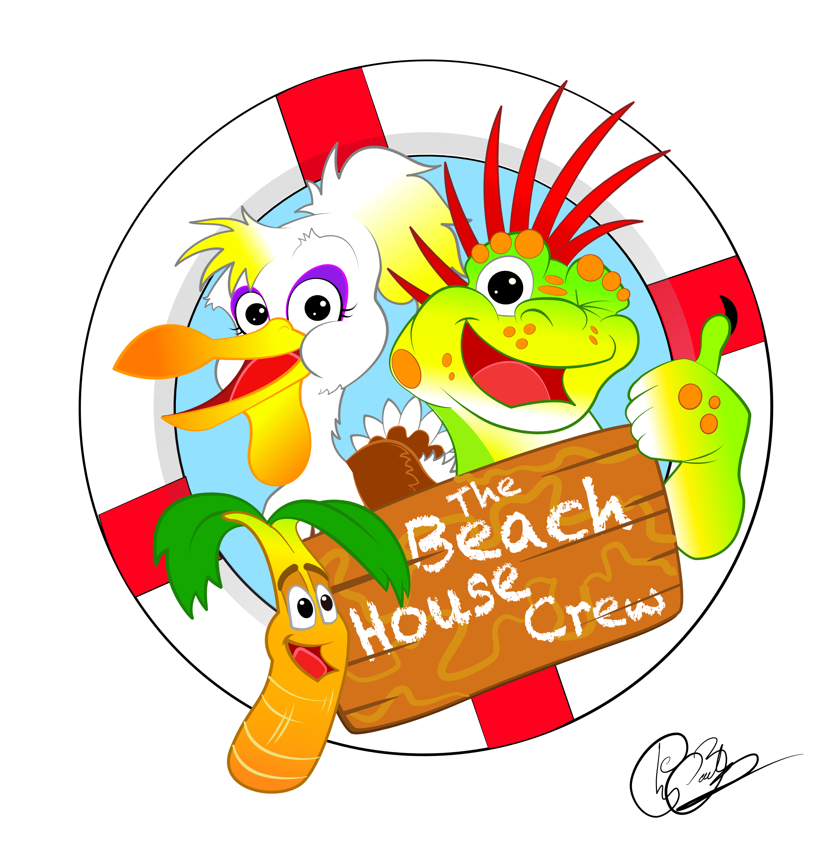 2732x2759 Cartoon Characters