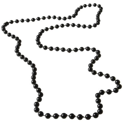 500x500 Bead Necklaces Black