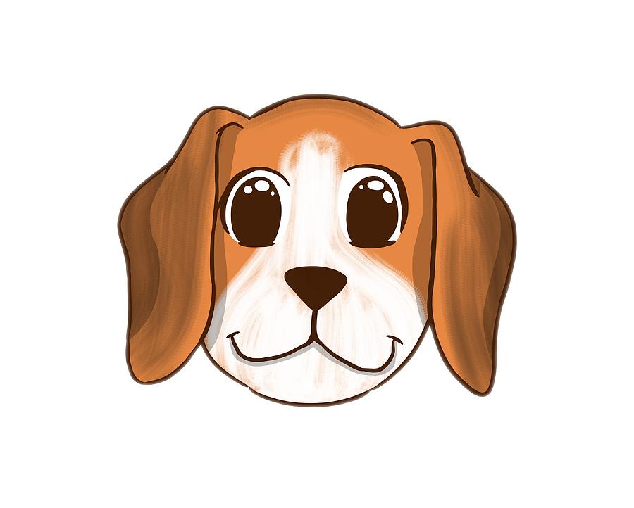 900x722 Betty The Beagle Drawing