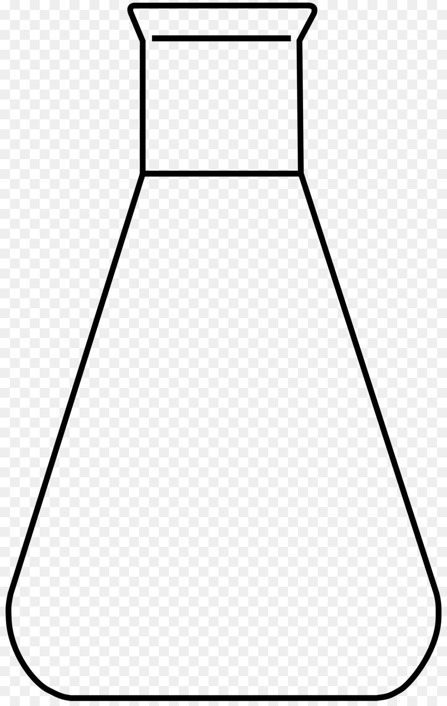 900x1420 Beaker, Drawing, White, Transparent Png Image Clipart Free Download