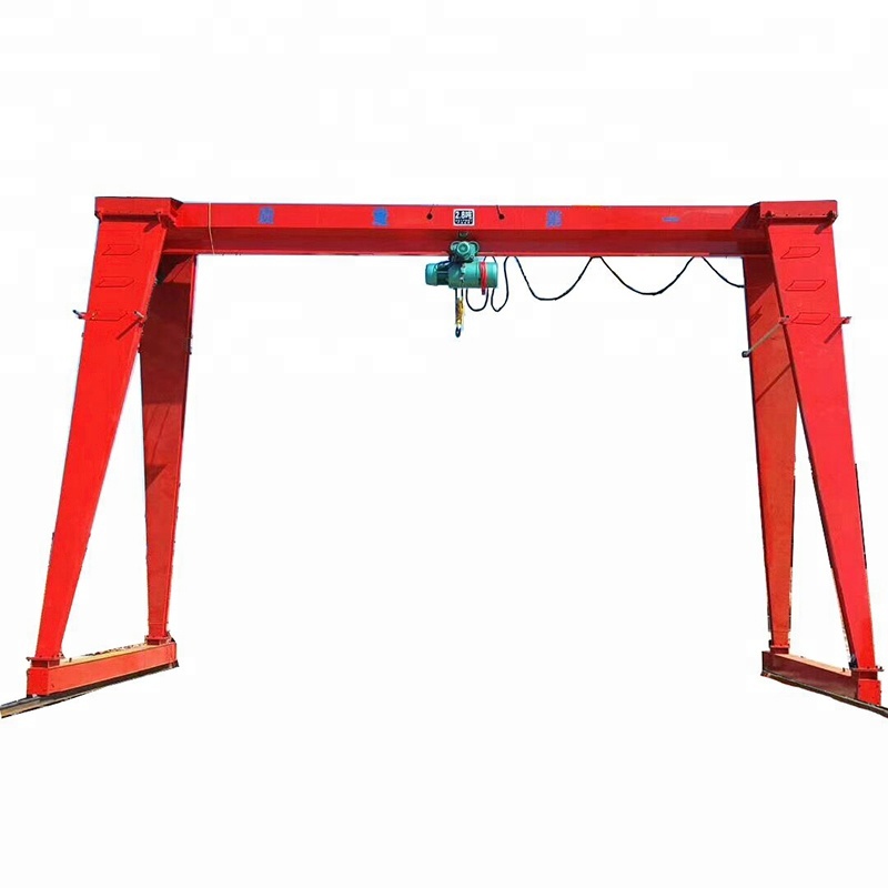 800x800 Double Beam Gantry Crane Design Single Girder Mobile