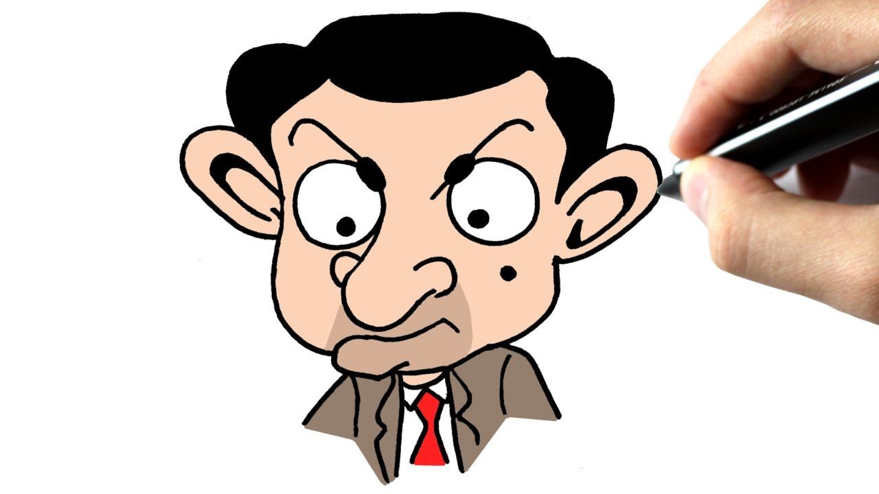 1280x720 How To Draw Mr Bean And Teddy Cartoon Learn Drawing For Kids