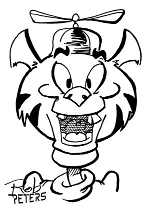 300x415 Tiger With Beanie