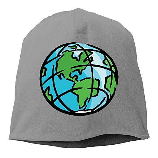 522x522 wlf unisex drawing earth fashion soft daily beanie hat skull cap