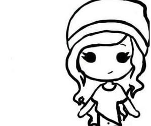 300x250 Beanie Chibi Drawing Girl