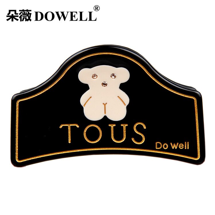 750x750 New Arrival San Drawing Cute Bear Claw Cellulose Acetate Hair