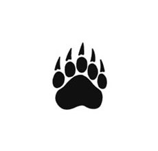 230x220 Small Bear Claw Tattoo Design