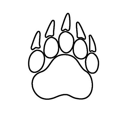 425x425 Ion Graphics Bear Claw Sticker Decal Vinyl Grizzly