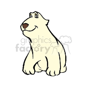 300x300 Cartoon Polar Bear Cub Clipart Royalty Free Clipart