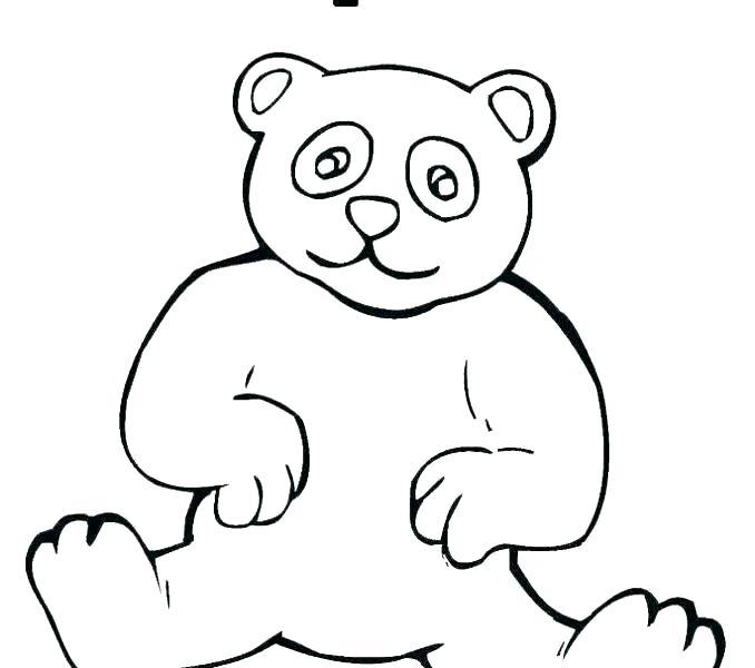 678x600 Baby Bear Cub Coloring Pages