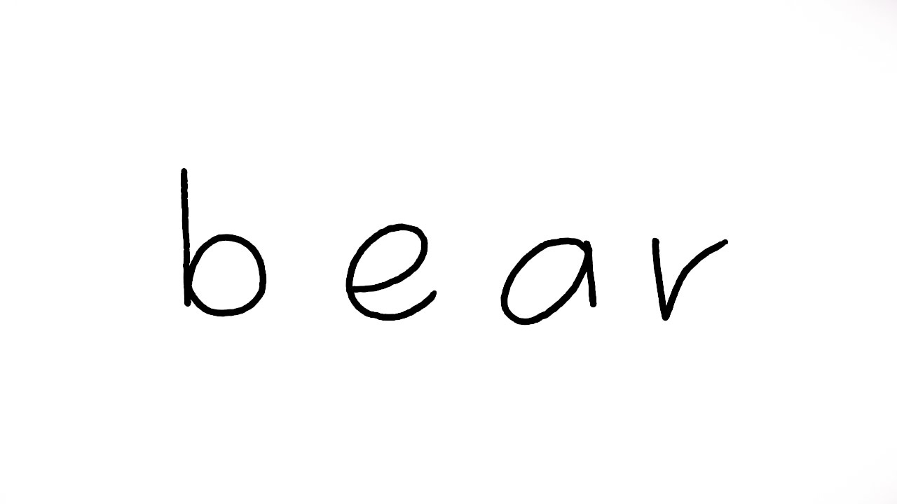 1280x720 How To Turn Word Bear Into A Cartoon Bear