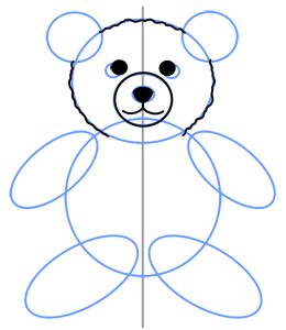 260x300 How To Draw A Teddy Bear