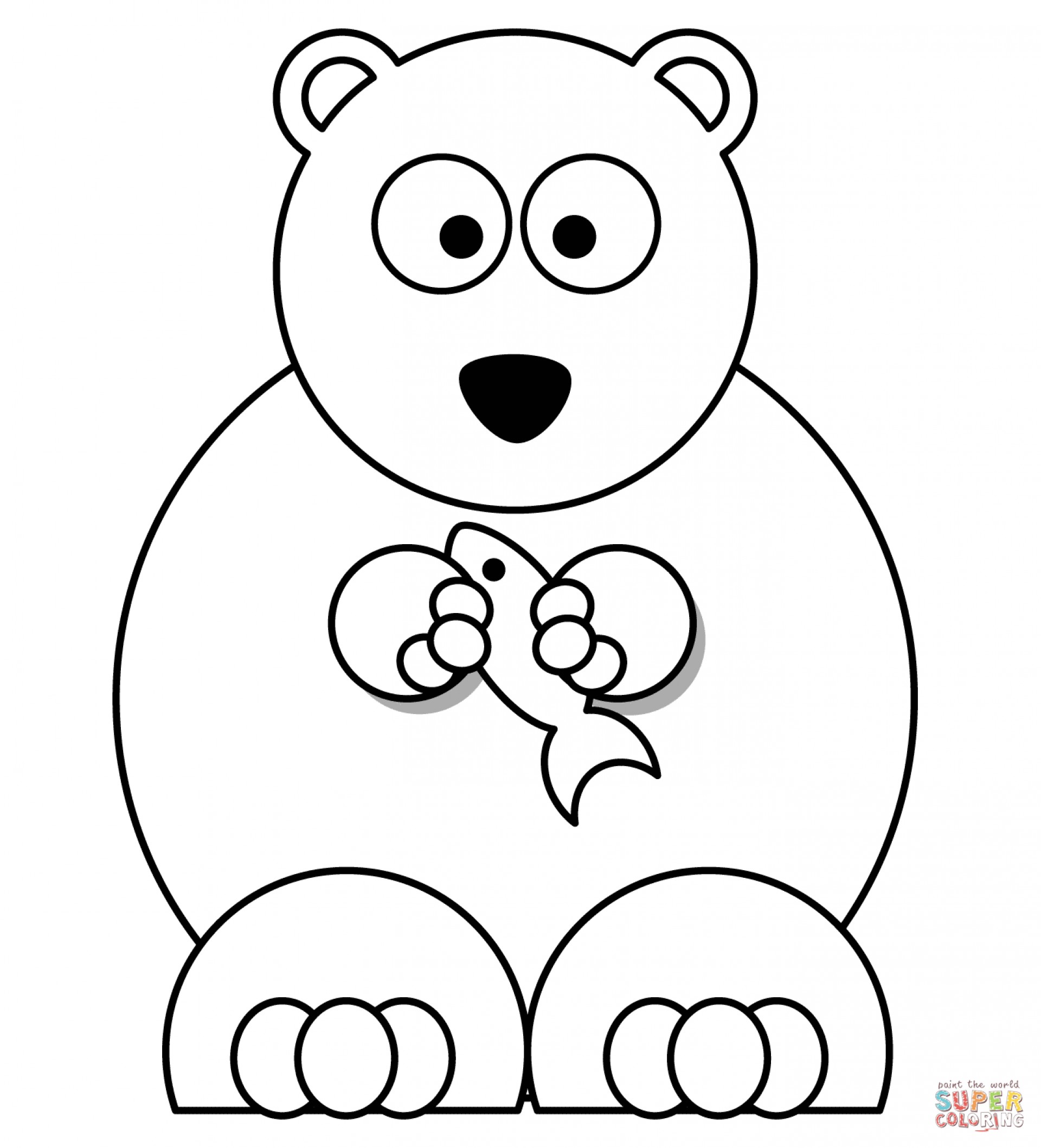 1920x2116 Polar Bear Line Drawing At Getdrawings Com Free For Personal Use