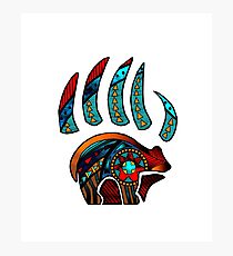 210x230 Bear Paw Drawing Wall Art Redbubble