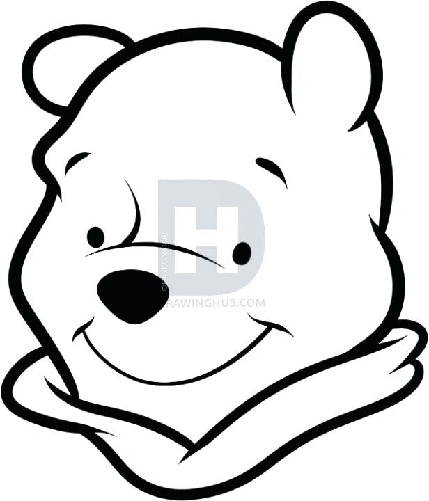 616x720 Drawing Winnie The Pooh
