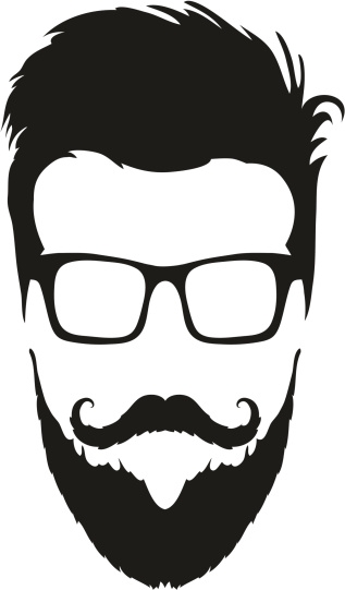 317x541 Clip Art Man Face Head Beard Clip Art Free Vector In Open Office