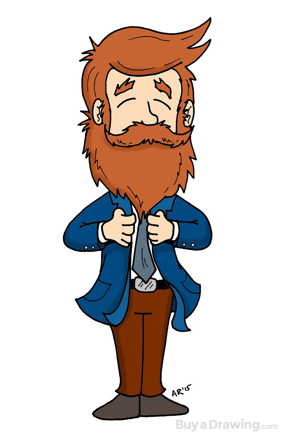 970x1500 Quick Drawing Of A Beardsman Beard On!