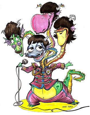 314x400 Durkinworks Beatles Dragon In Color