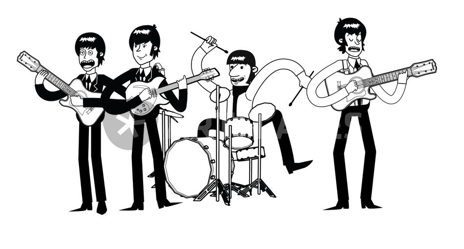 950x511 The Bit Tles Drawing Art Prints And Posters