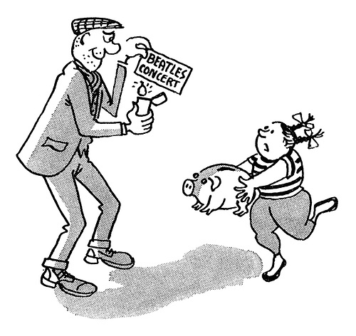 500x472 Beatles, Children Cartoons From Punch Magazine