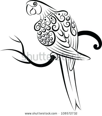 414x470 Parrot To Draw Running