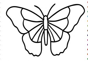 300x210 Butterfly Drawing For Kids Painting Animals For Kids How To Draw