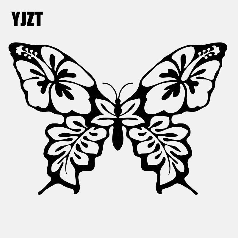 800x800 Yjzt Vinyl Car Sticker Decal Beautiful Butterfly