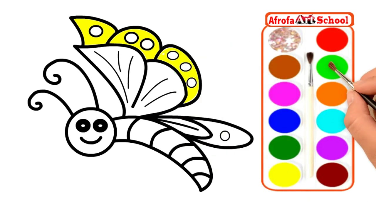 1280x720 How To Draw A Easy Beautiful Butterfly Step