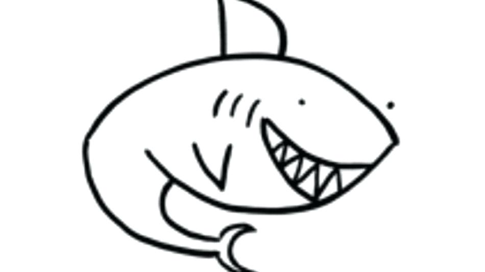 950x534 Easy Shark Drawing Click The Image To Enlarge How To Draw And Easy