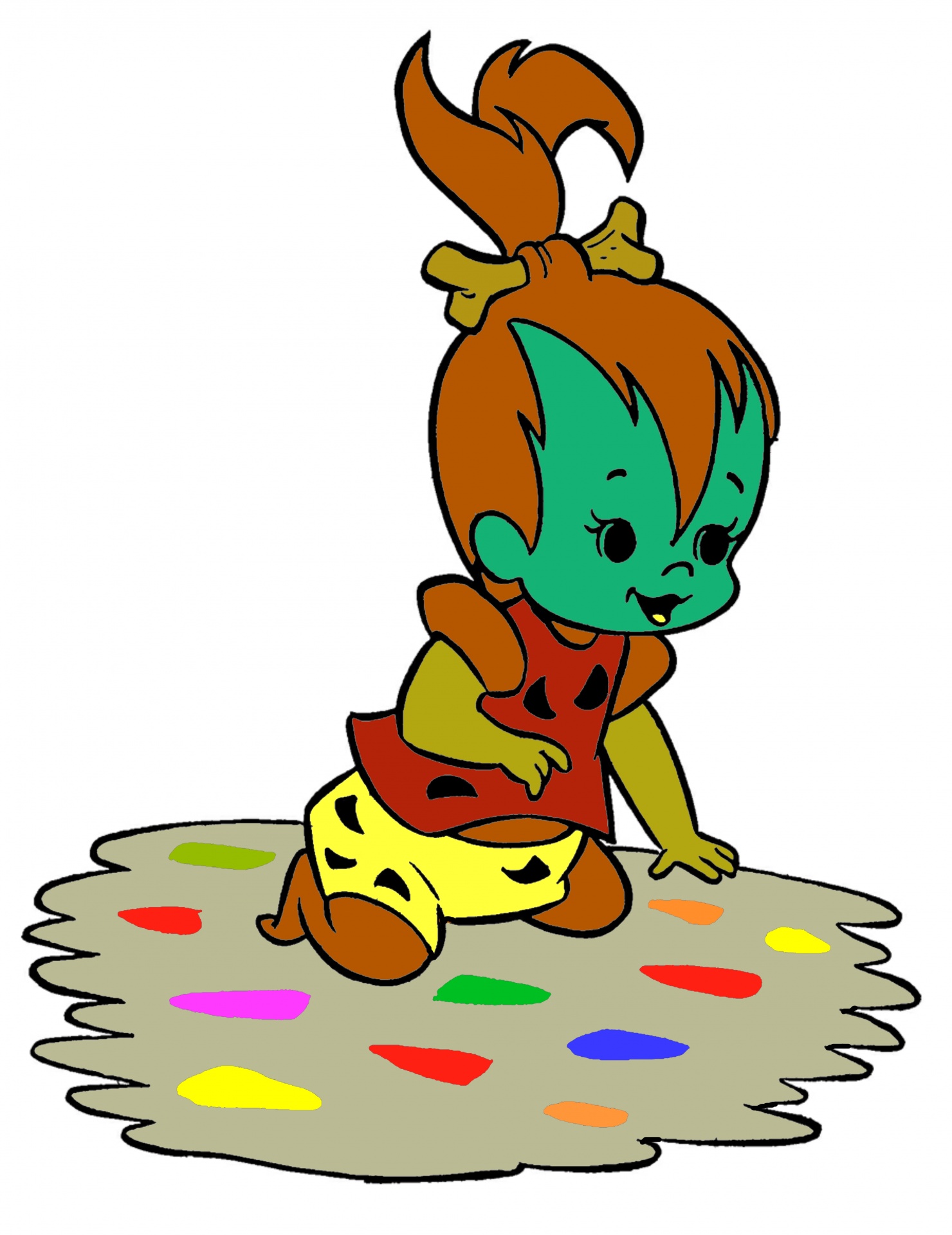 1480x1920 Baby, Carpet, Cartoon, Drawing, Color