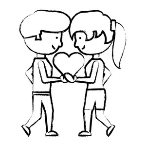 300x300 Beautiful Couple Royalty Free Vectors