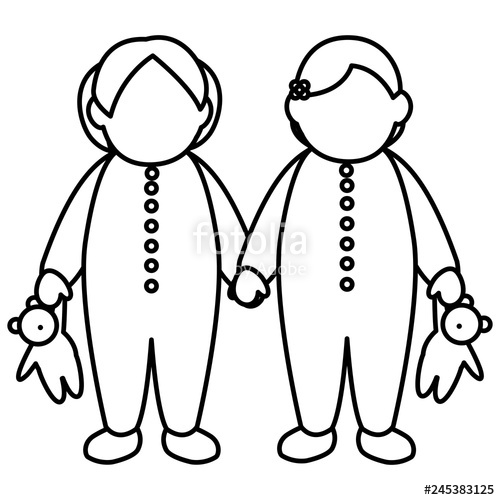 500x500 Beautiful Little Girls Couple Characters Stock Image And Royalty