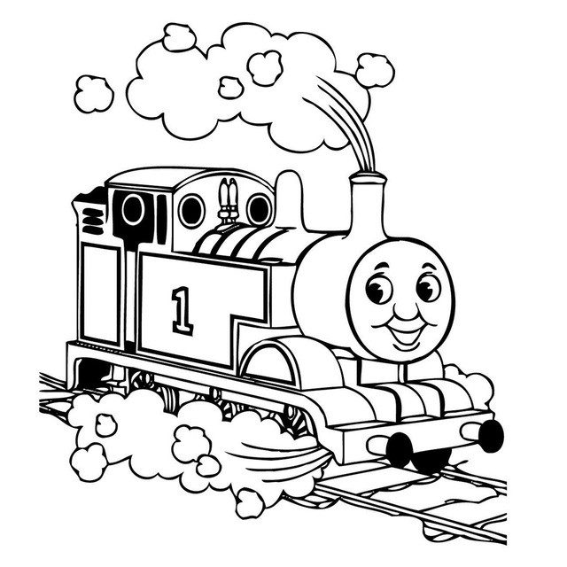 640x640 Thomas The Train Clip Art Beautiful Thomas The Tank Engine Drawing