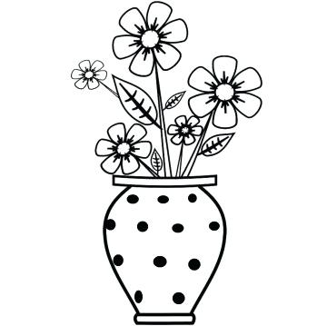 360x359 Draw A Flower Draw A Beautiful Flower Pot