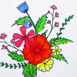 250x250 Pics Of Beautiful Flower Draw Step Drawings And Easy Rose