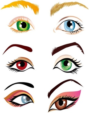 291x368 Beauty Eyes Drawing Free Vector Download