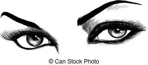 300x133 Fashion Illustration With Beautiful Eyes Close Up With Beautiful