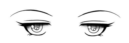 500x168 Beautiful Anime Eyes Drawing Anime Collection