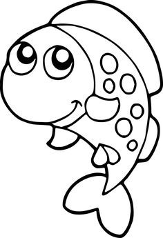 236x345 Preschool Fish Coloring Pages Beautiful Easy Coloring Pages