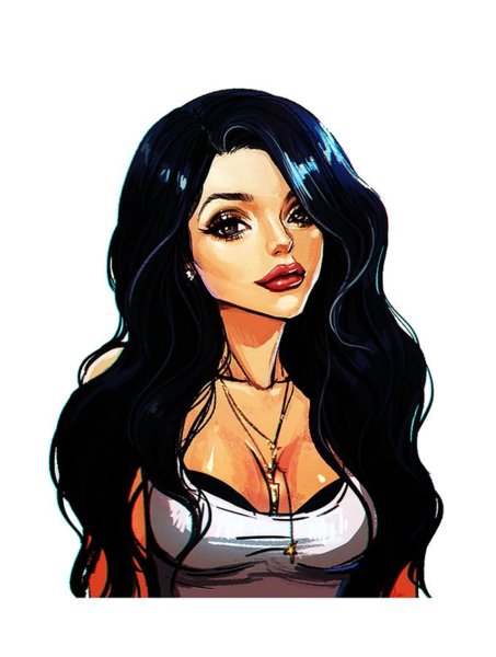 453x600 Beautiful Girl Drawings